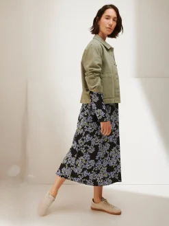 Nanso PIHLAJA pitkä kangasmekko -* Mekot