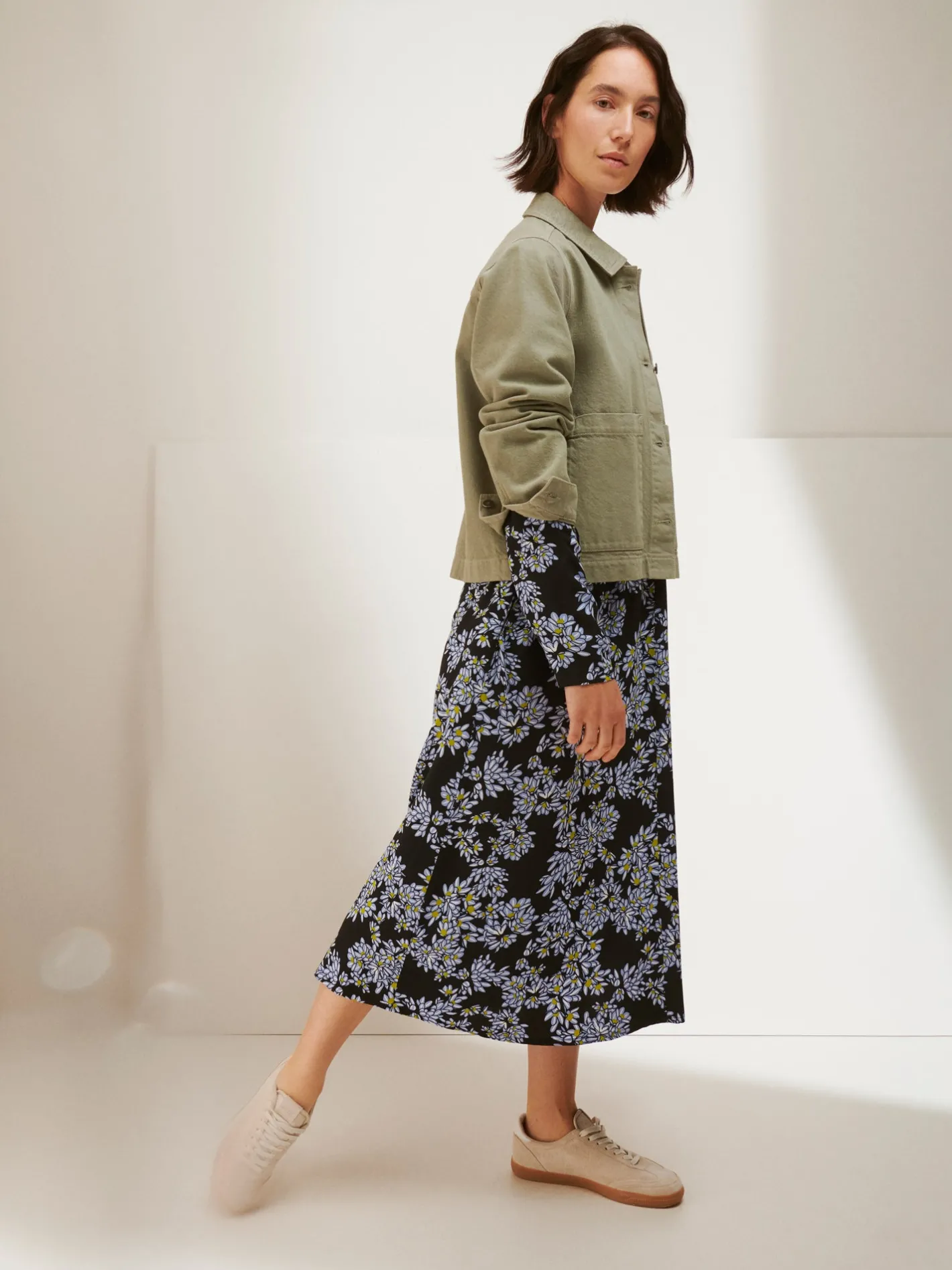 Nanso PIHLAJA pitkä kangasmekko -* Mekot