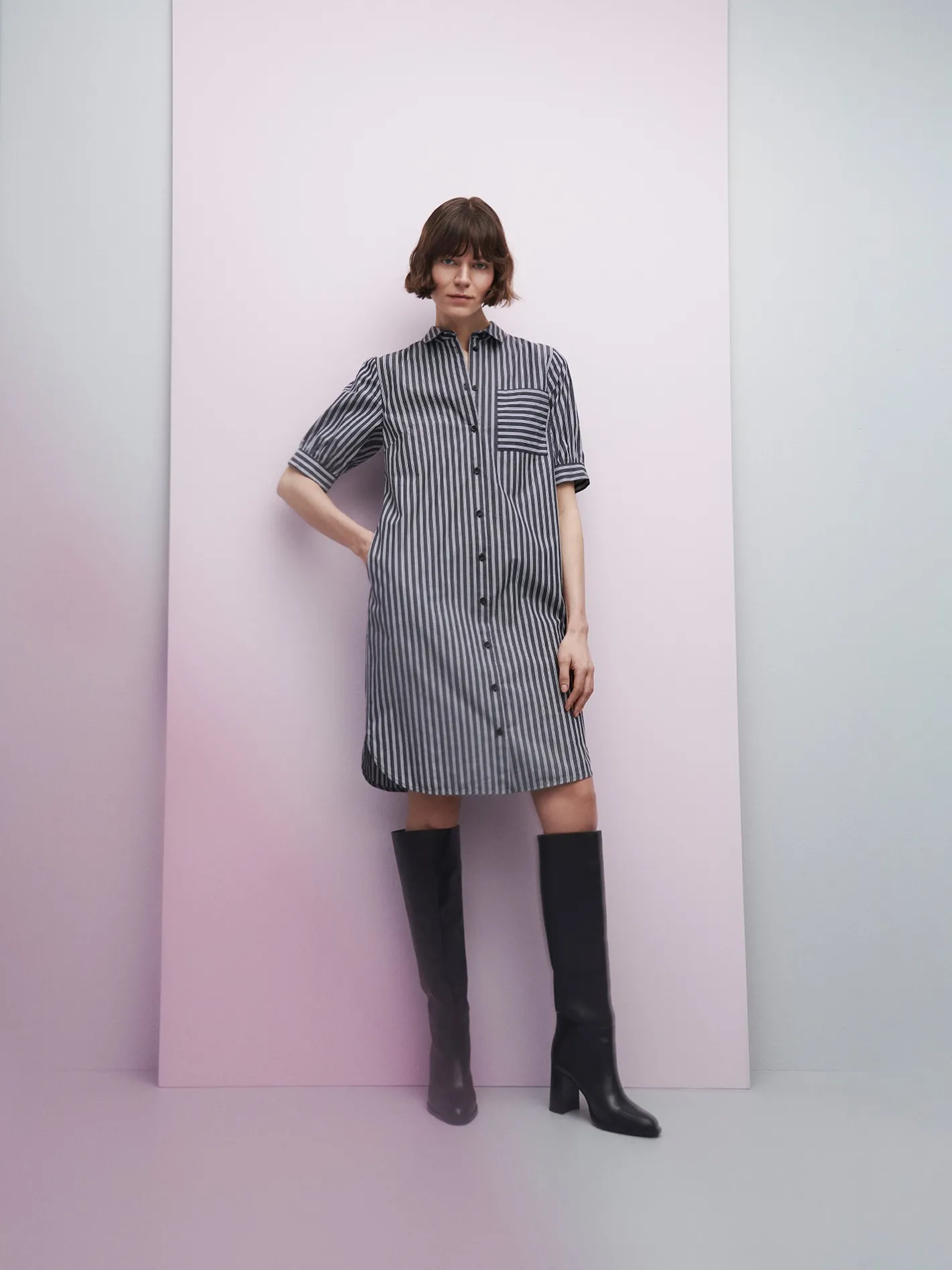 Nanso PIIRTO paitamekko - siniharmaa* Mekot