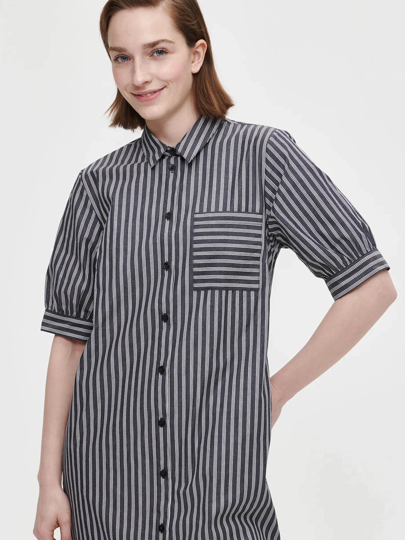 Nanso PIIRTO paitamekko - siniharmaa* Mekot