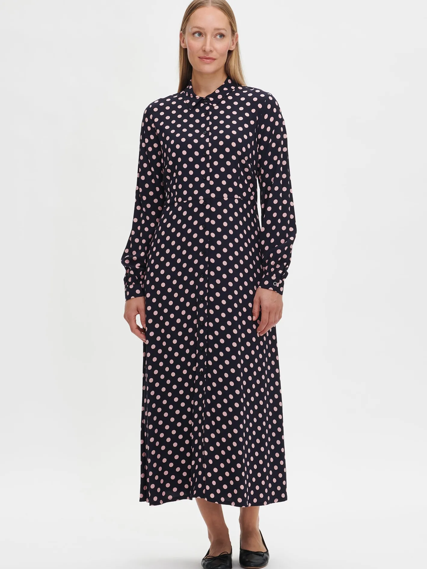 Nanso POLKKA pitkä kangasmekko -* Mekot