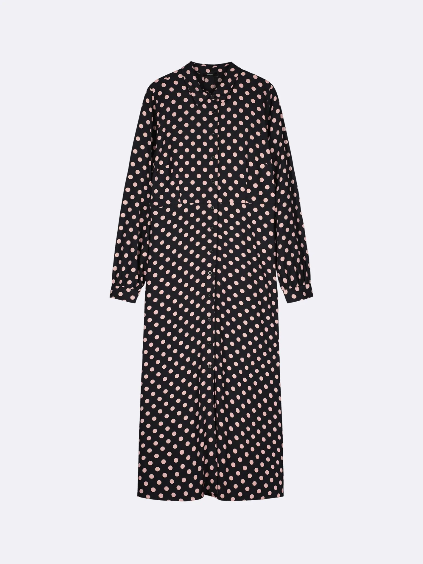 Nanso POLKKA pitkä kangasmekko -* Mekot