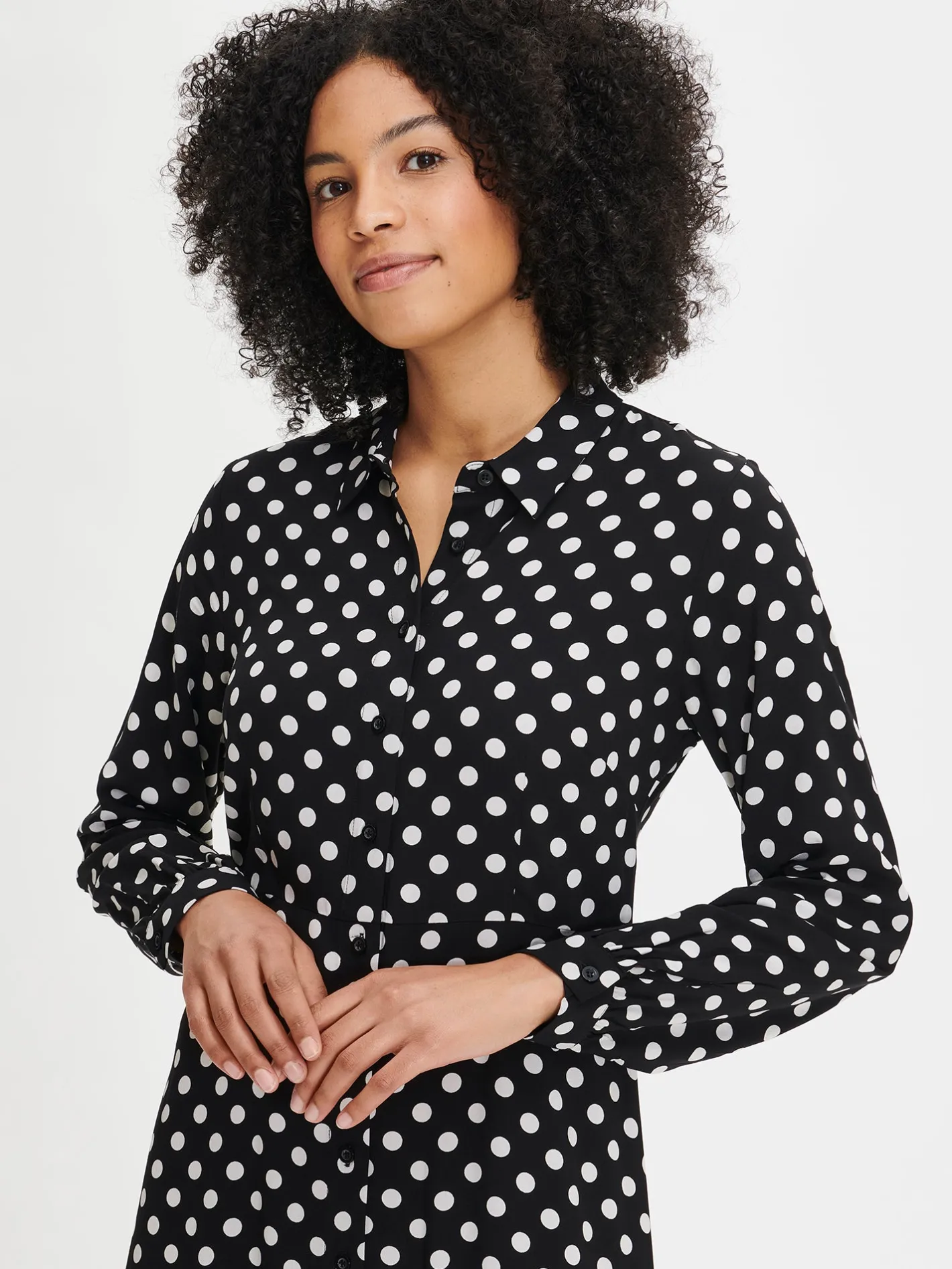 Nanso POLKKA pitkä kangasmekko -* Mekot