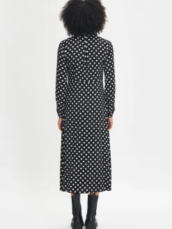 Nanso POLKKA pitkä kangasmekko -* Mekot