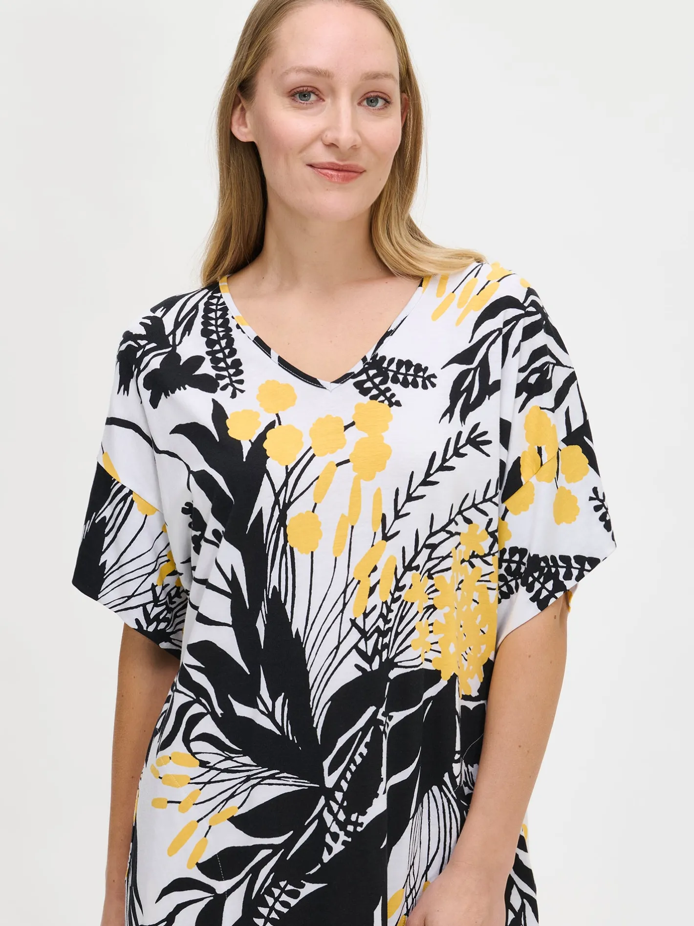 Nanso PUUTARHA kaftaani -* Yöasut Ja Oloasut