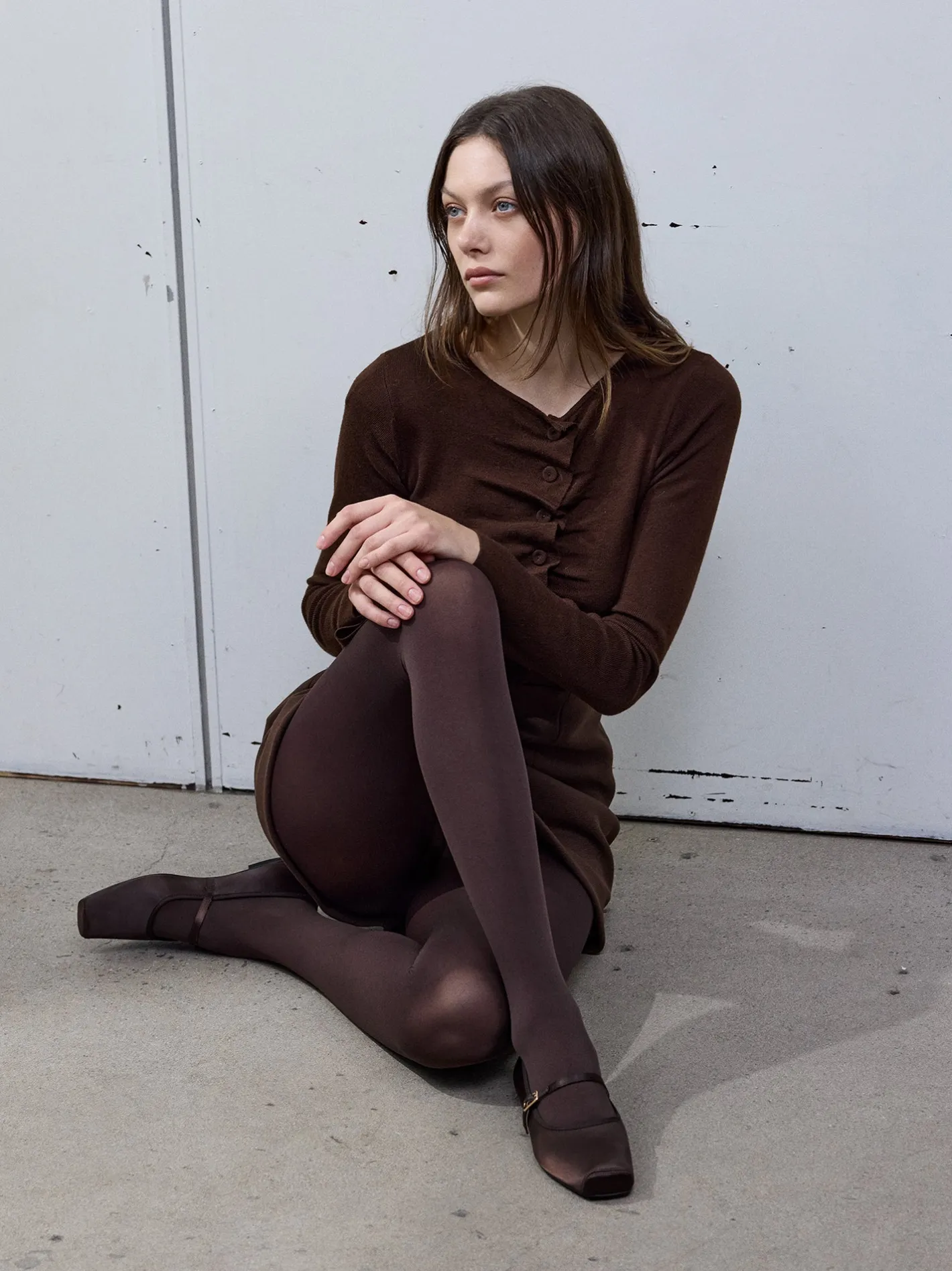 Nanso RECYCLED OPAQUE 80 den sukkahousut - ruskeat* Katso Valikoima|Katso Sukkahousut