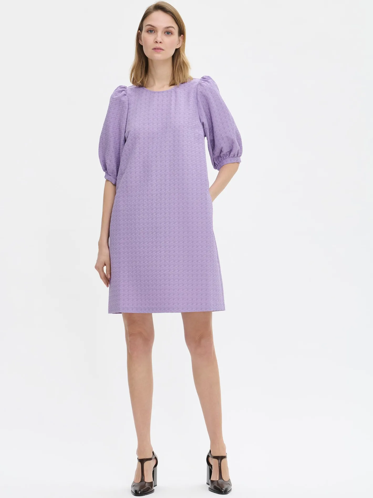 Nanso RELIEFI lyhyt kangasmekko -* Mekot