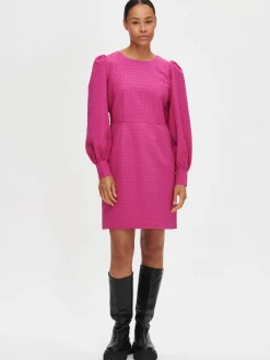 Nanso RELIEFI pitkähihainen mekko -* Mekot