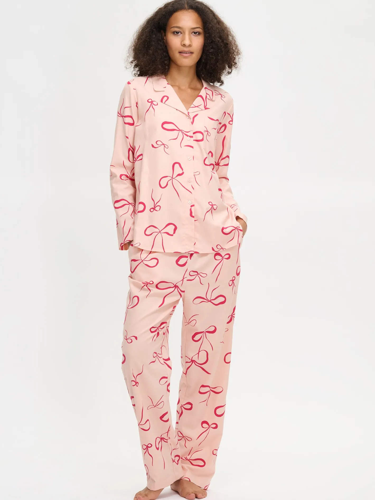 Nanso RUSETTI housut - vaaleanpunainen* Yöasut Ja Oloasut