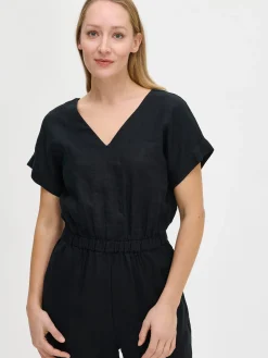 Nanso SAARI pellavahaalari -* Pellavavaatteet|Housut Ja Farkut