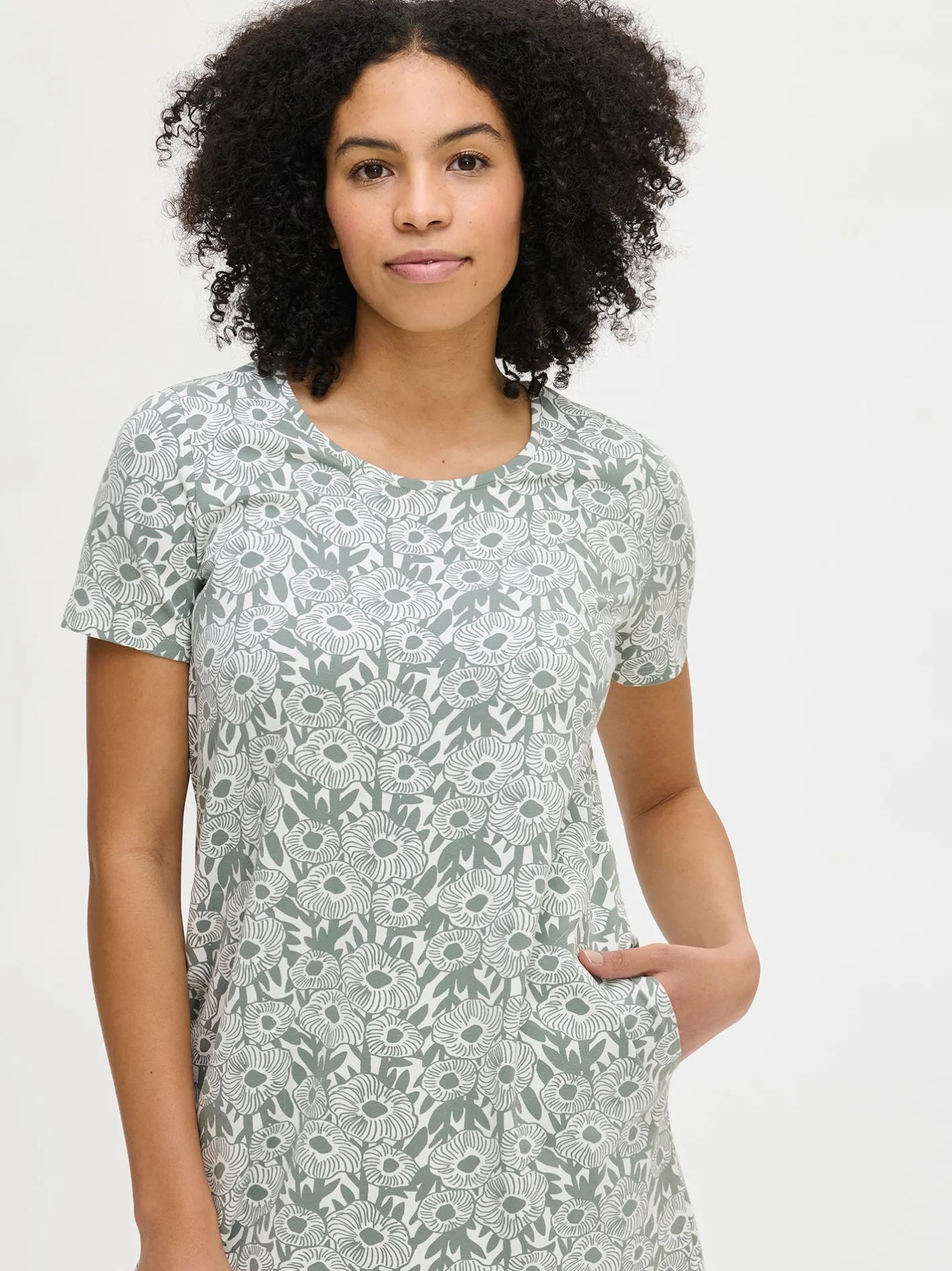 Nanso SAMETTIKUKAT tunika -* Paidat Ja Tunikat