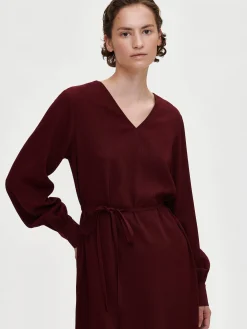 Nanso SANNA pitkä kangasmekko -* Mekot