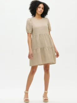 Nanso SARASTUS lyhyt pellavamekko -* Pellavavaatteet|Mekot