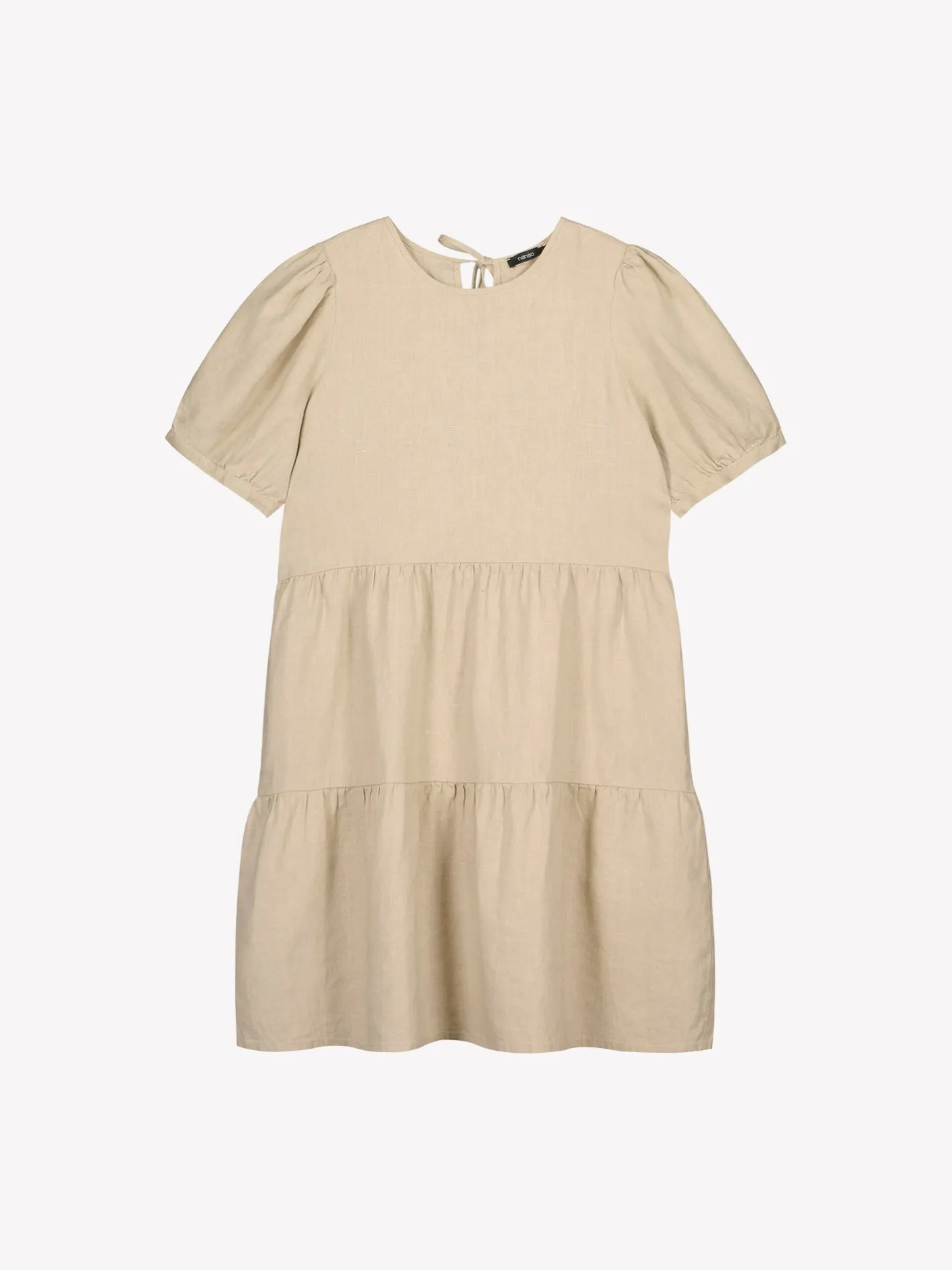 Nanso SARASTUS lyhyt pellavamekko -* Pellavavaatteet|Mekot