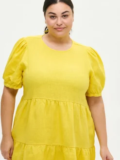 Nanso SARASTUS lyhyt pellavamekko -* Pellavavaatteet|Mekot