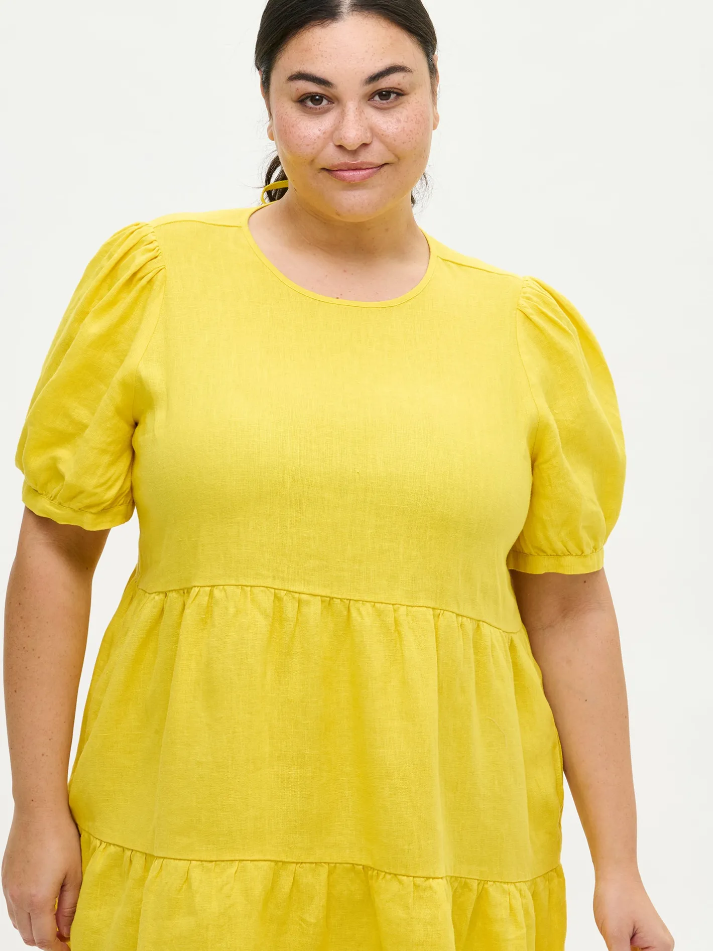 Nanso SARASTUS lyhyt pellavamekko -* Pellavavaatteet|Mekot