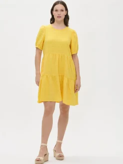 Nanso SARASTUS lyhyt pellavamekko -* Pellavavaatteet|Mekot