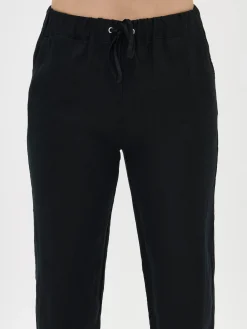 Nanso SARASTUS pellavahousut -* Pellavavaatteet|Yöasut Ja Oloasut