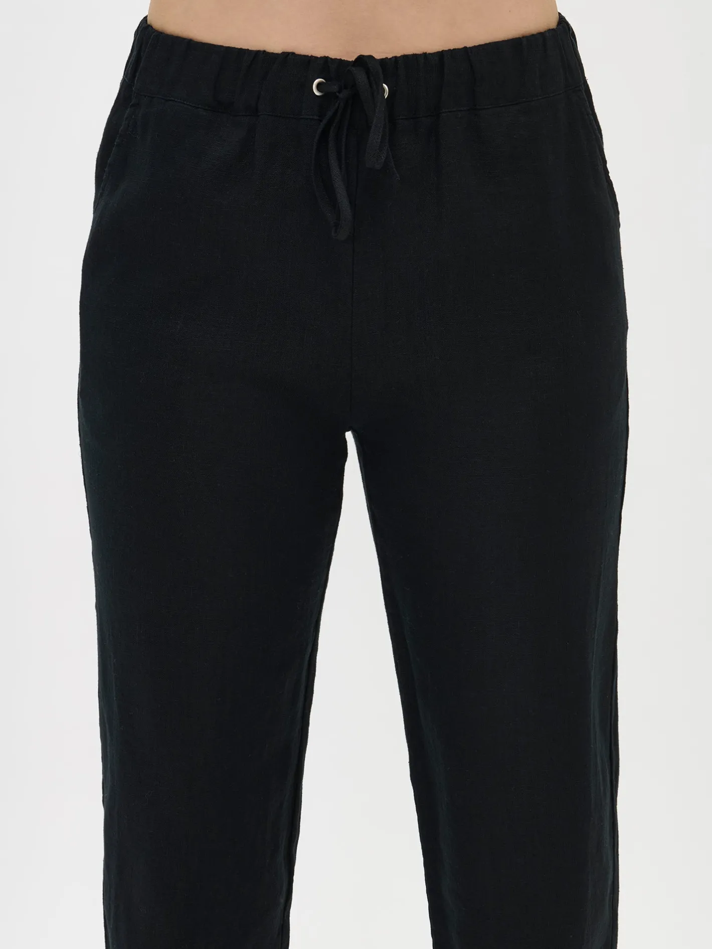 Nanso SARASTUS pellavahousut -* Pellavavaatteet|Yöasut Ja Oloasut