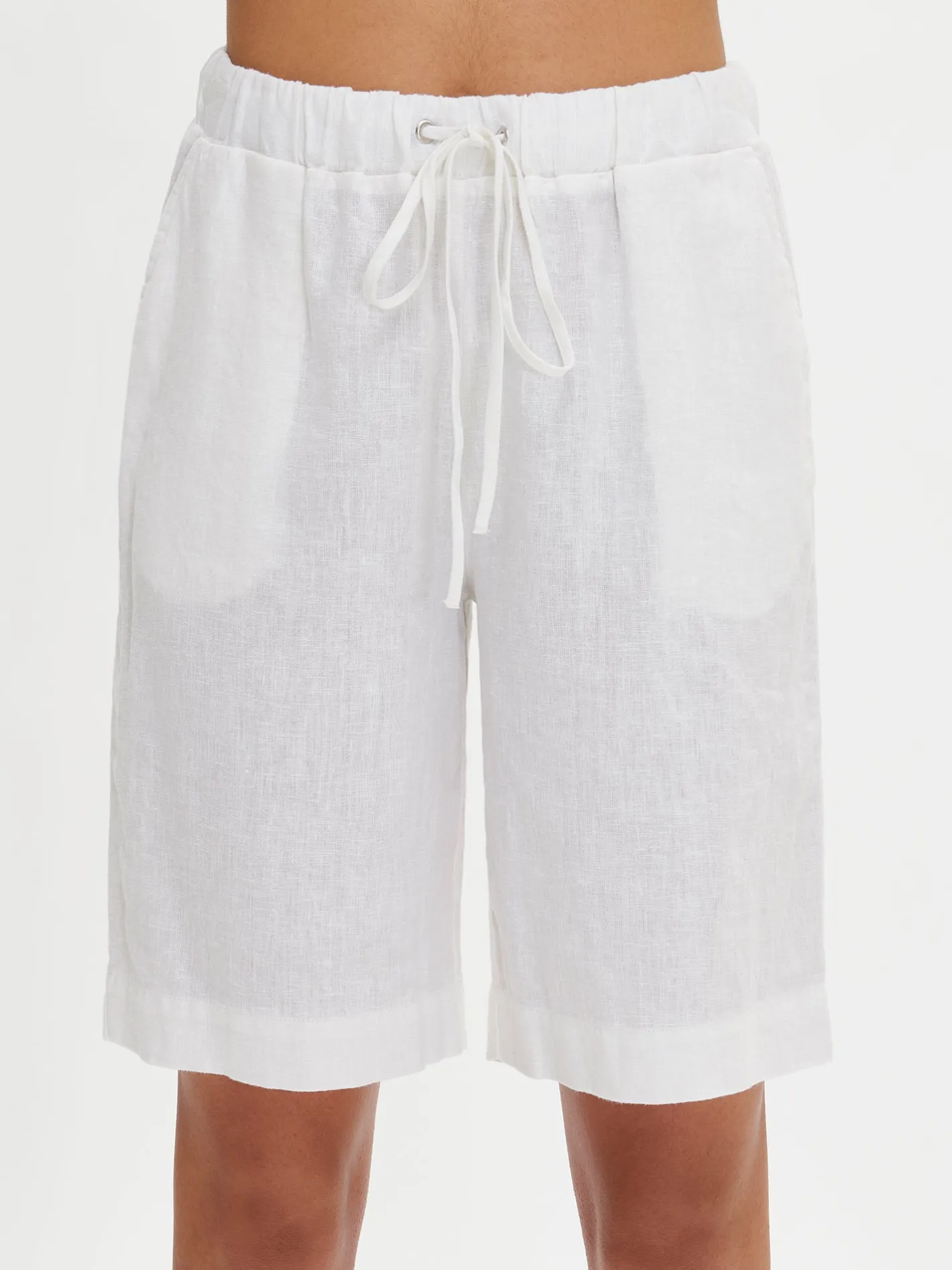 Nanso SARASTUS pellavashortsit -* Pellavavaatteet|Yöasut Ja Oloasut