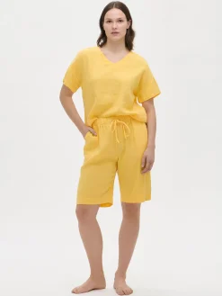 Nanso SARASTUS pellavashortsit -* Pellavavaatteet|Yöasut Ja Oloasut