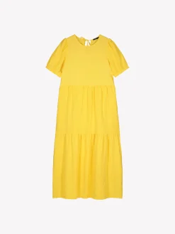 Nanso SARASTUS pitkä pellavamekko -* Mekot|Pellavavaatteet