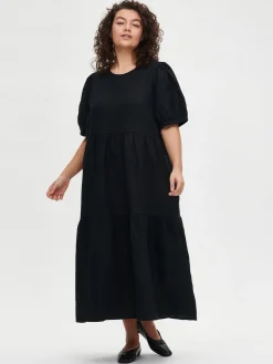 Nanso SARASTUS pitkä pellavamekko -* Pellavavaatteet|Mekot