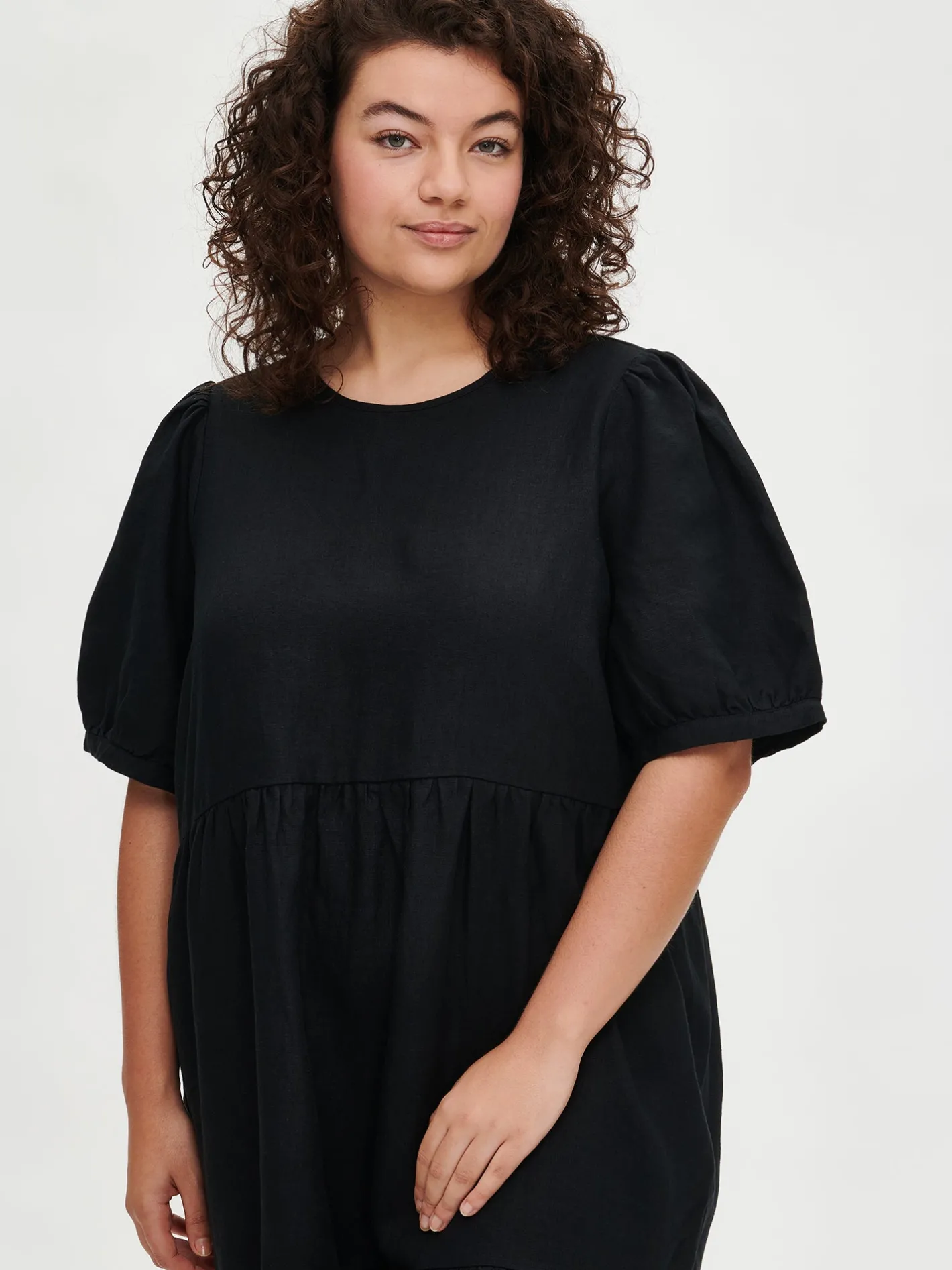 Nanso SARASTUS pitkä pellavamekko -* Pellavavaatteet|Mekot