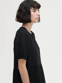 Nanso SARASTUS pitkä pellavamekko -* Pellavavaatteet|Mekot