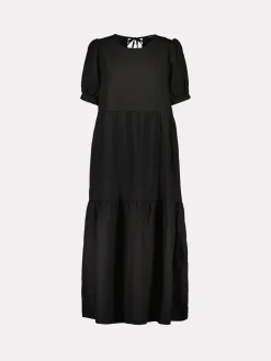 Nanso SARASTUS pitkä pellavamekko -* Pellavavaatteet|Mekot