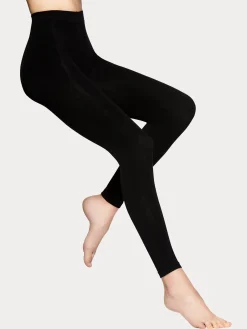 Nanso SILKY COTTON leggingsit - musta* Katso Valikoima|Katso Sukkahousut