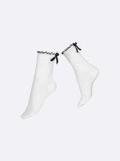 Nanso STELLA nilkkasukat rusetilla -* Katso Valikoima|Katso Sukat