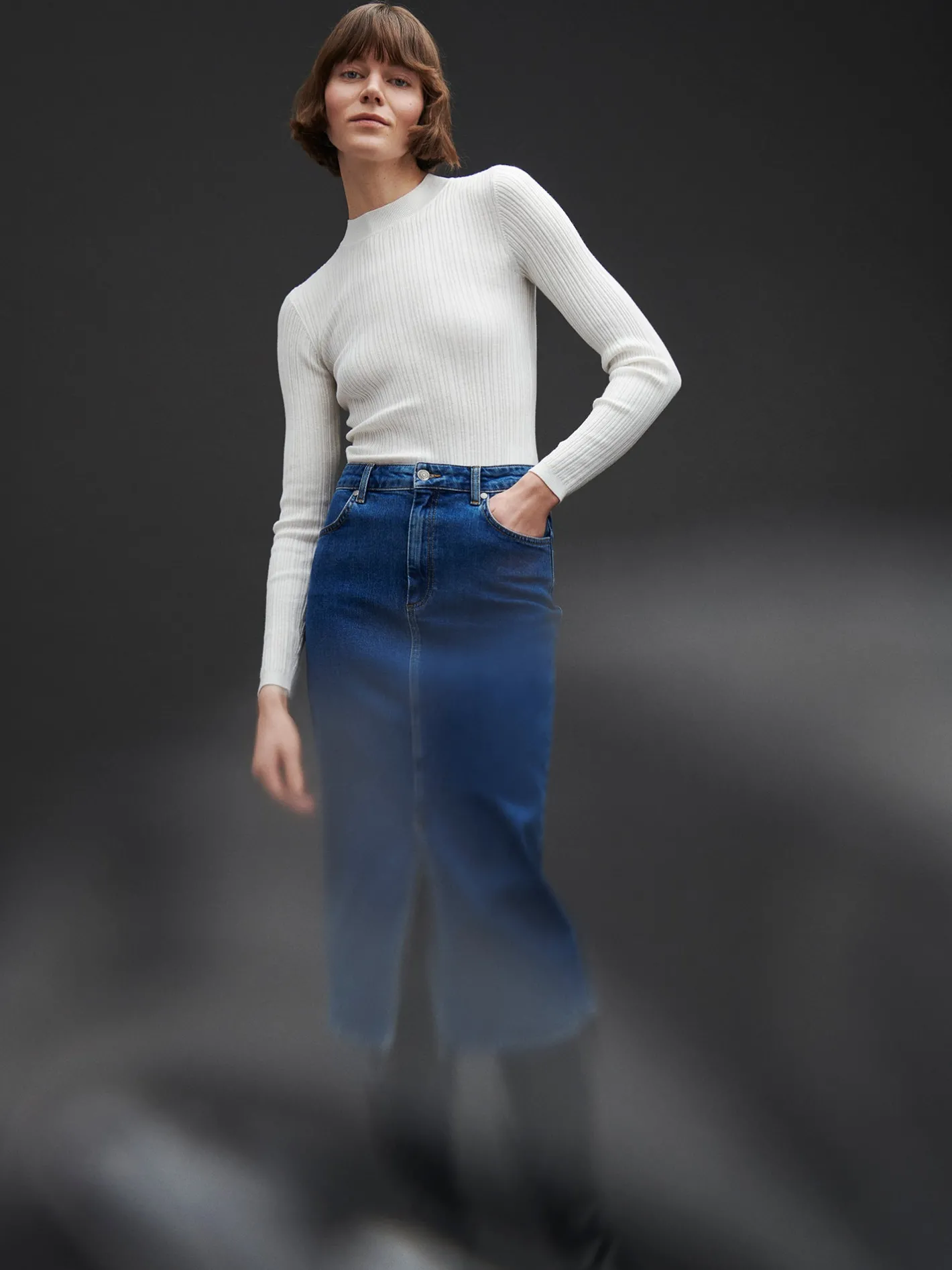 Nanso SUORA farkkuhame -* Hameet