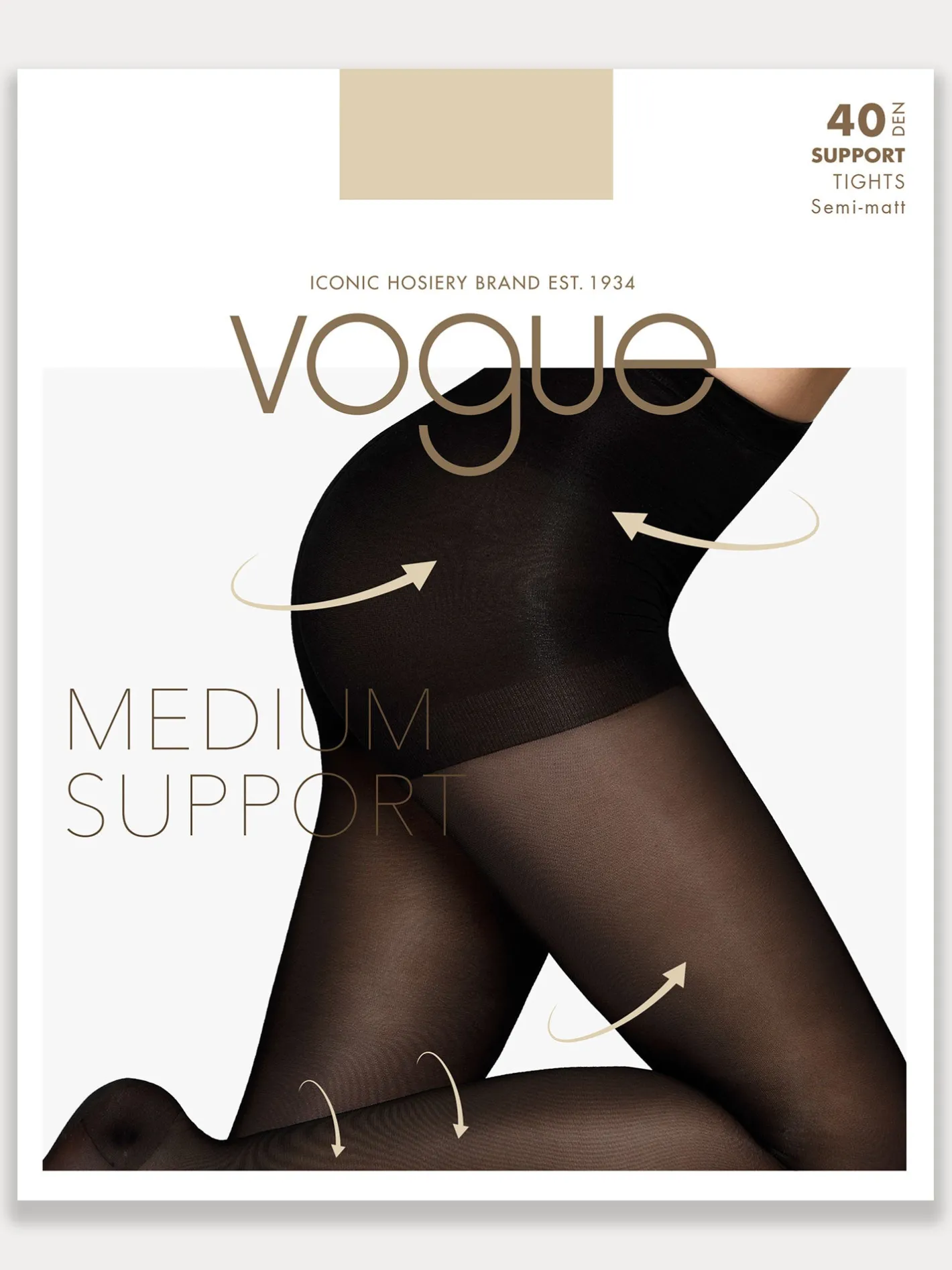 Nanso SUPPORT 40 den tukisukkahousut - musta* Katso Muotoilevat Sukkahousut|Katso Valikoima